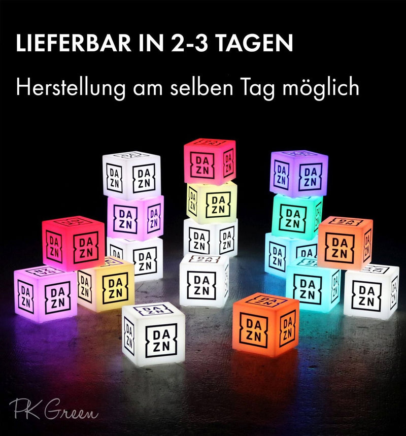 Individualisierte Markenleuchte Stuhl Sitz Hocker Tisch, freistehende RGB-Leuchtreklame Werbeschild