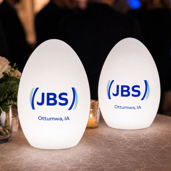 Maßgeschneiderte individuelle LED Tischlampe Lichtwerbung mit Multicolor-Hintergrundbeleuchtung