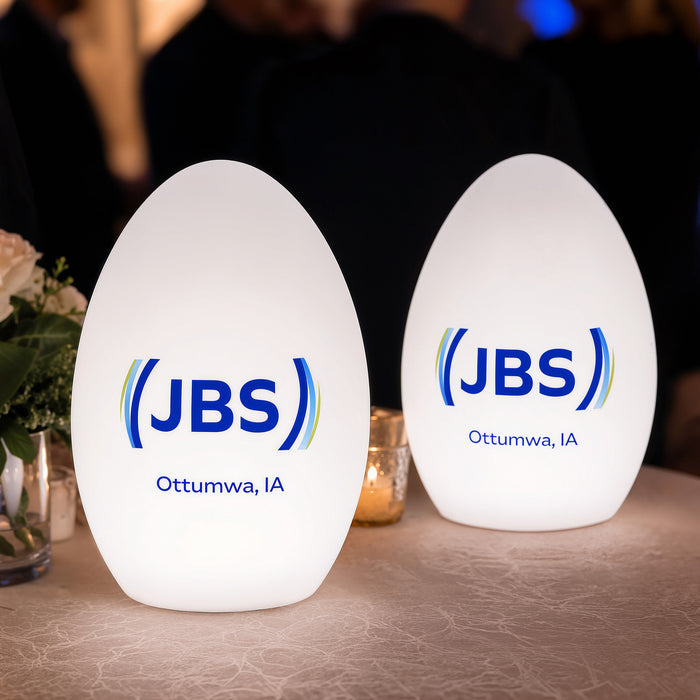 Maßgeschneiderte individuelle LED Tischlampe Lichtwerbung mit Multicolor-Hintergrundbeleuchtung