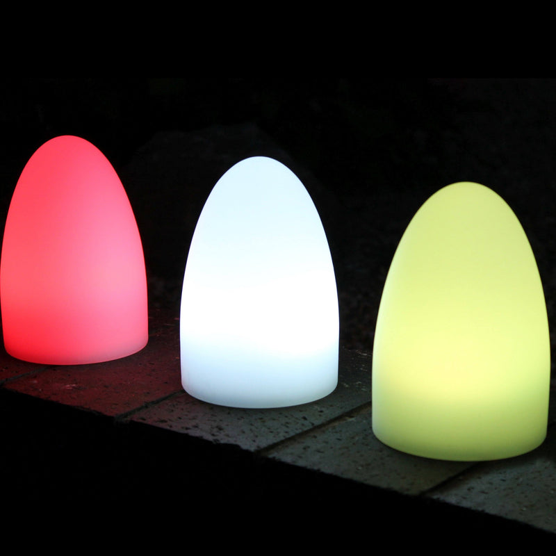 15cm LED Nachttischlampe Tischlampe Kinder RGB mit Akku, Fernbedienung