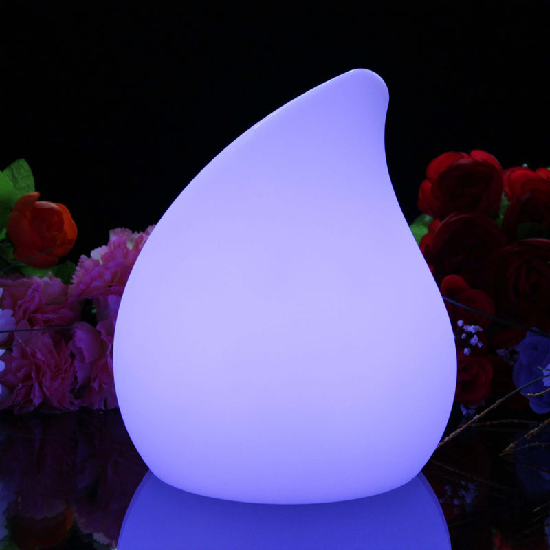 LED Dekolampe Tischleuchte Design mit Akku, 20cm Nachtlampe Dimmbar