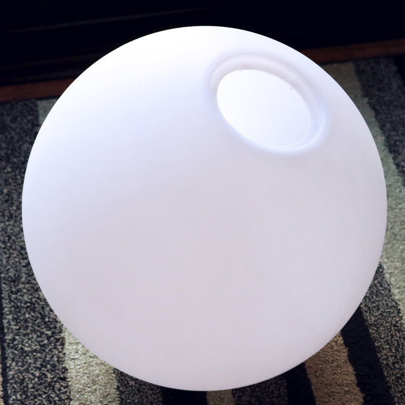 50 cm Ball Schalen Lampenschirm, PE Kunststoff, freistehende Kugel, Durchmesser 500 mm