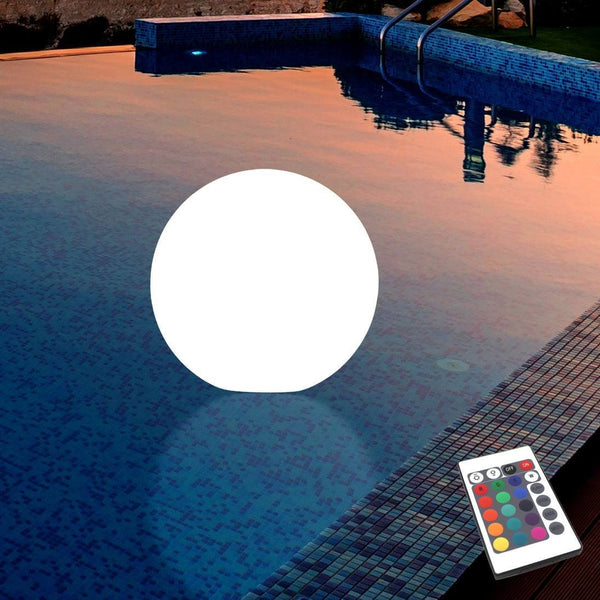 LED Schwimmkugel Pool 30cm, Kugel Wasserdicht IP67 für Garten, Außen, Teich