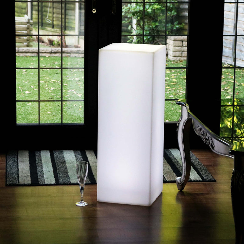 LED Stehlampe Dimmbar mit Akku, Farbwechsel, Fernbedienung, Höhe 80cm