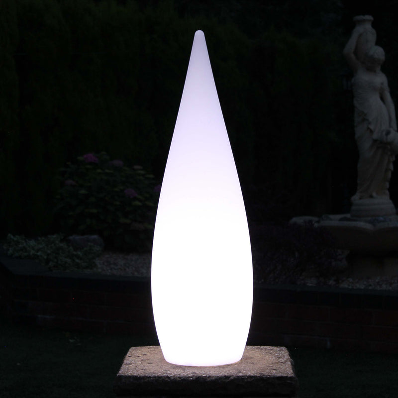 LED Stehlampe Deko Modern Akku, Höhe 80cm, Bodenlampe Garten Außen