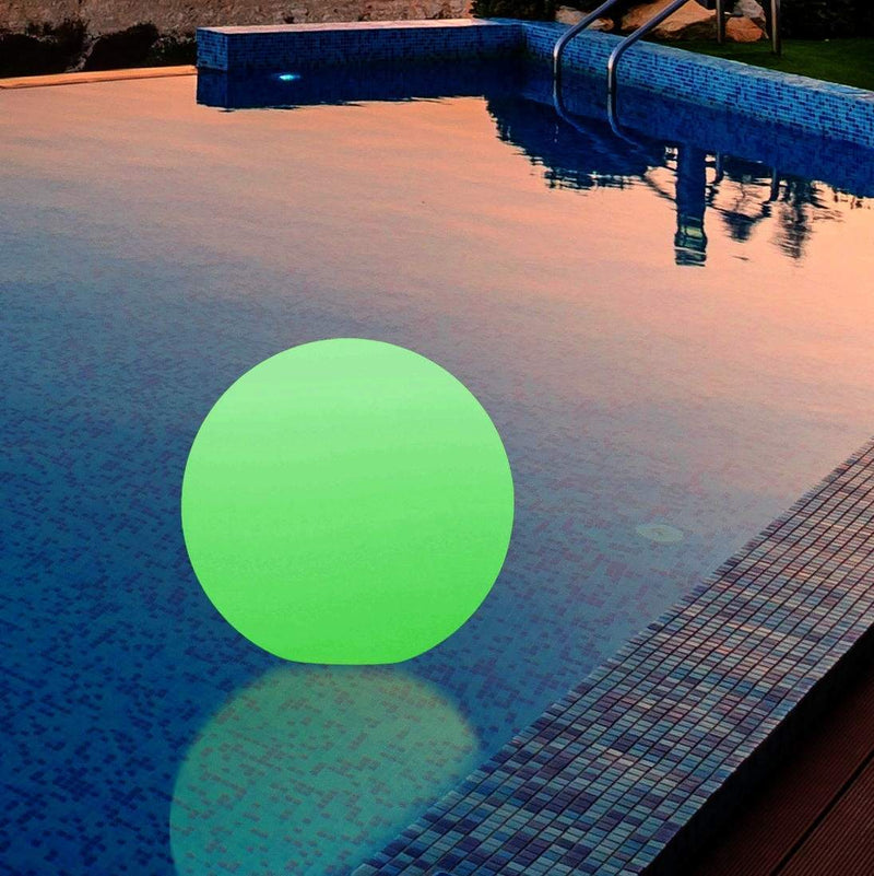 LED Schwimmkugel Pool 30cm, Kugel Wasserdicht IP67 für Garten, Außen, Teich