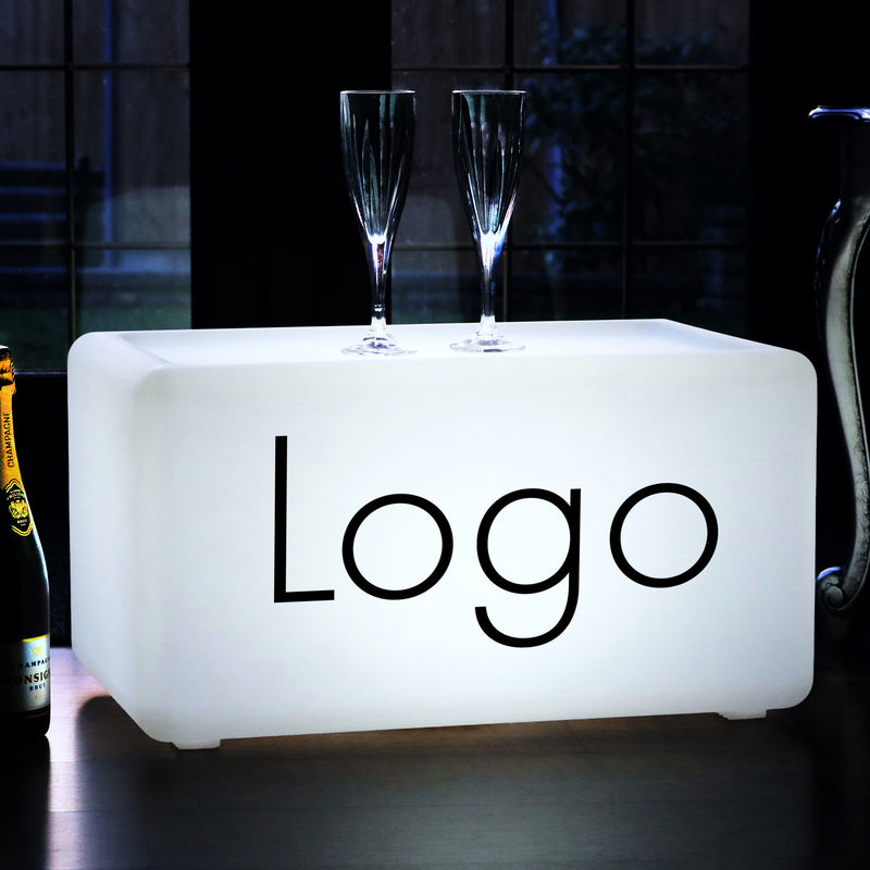 Beleuchteter Leuchtkasten mit Logo, LED Sitzbank mit Logo, Display-Schild nach Maß für Veranstaltungen, Mehrfachlicht-Werbeschild beleuchtet