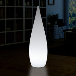 150 cm 1,5 m hohe Designer LED Stehlampe E 27, dekoratives Wassertropfen Leuchte, weißes Licht
