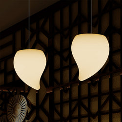 Dekorative E27 LED Hängelampe Pendelleuchte, Träne Tropfen Beleuchtung, Licht warmweiß