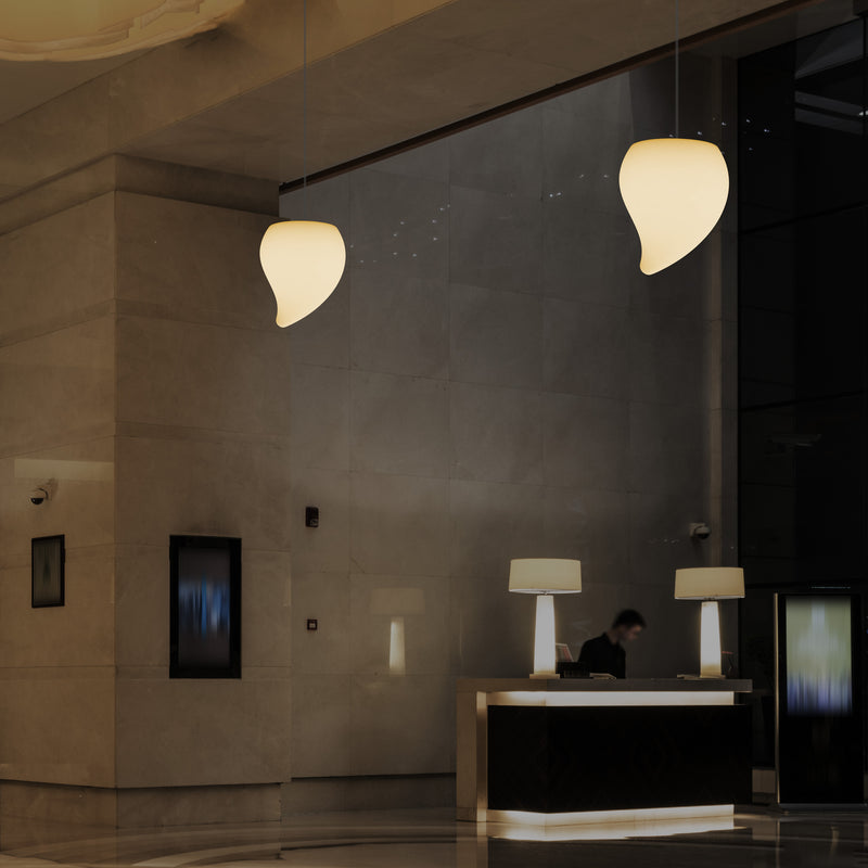 Dekorative E27 LED Hängelampe Pendelleuchte, Träne Tropfen Beleuchtung, Licht warmweiß