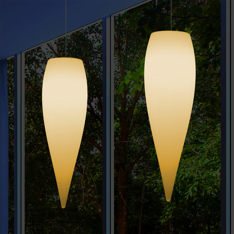 LED Pendelleuchte Beleuchtung Wassertropfen, einzigartige Designer Hängelampe, 800 mm, E27, warmweiß