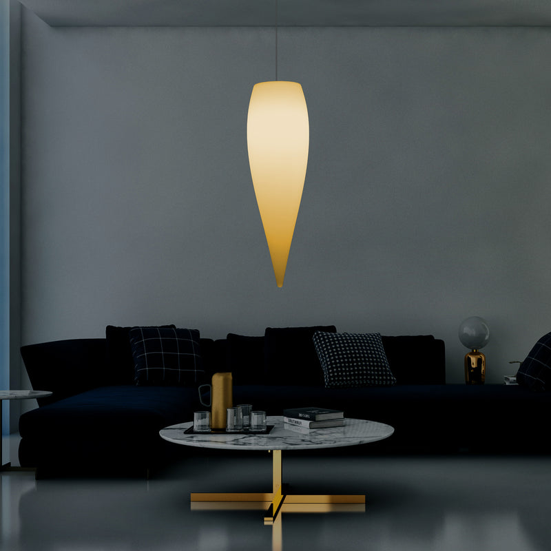 LED Pendelleuchte Beleuchtung Wassertropfen, einzigartige Designer Hängelampe, 800 mm, E27, warmweiß