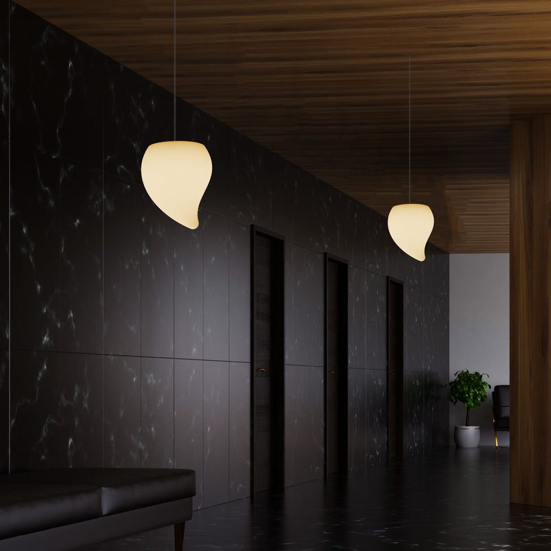Dekorative E27 LED Hängelampe Pendelleuchte, Träne Tropfen Beleuchtung, Licht warmweiß