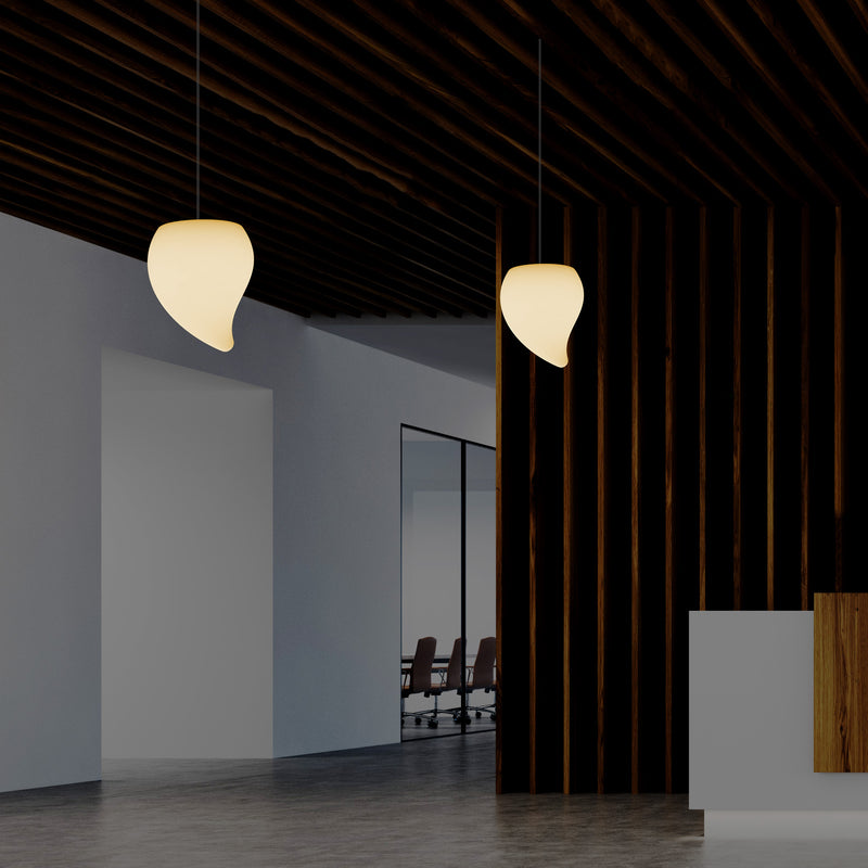 Dekorative E27 LED Hängelampe Pendelleuchte, Träne Tropfen Beleuchtung, Licht warmweiß