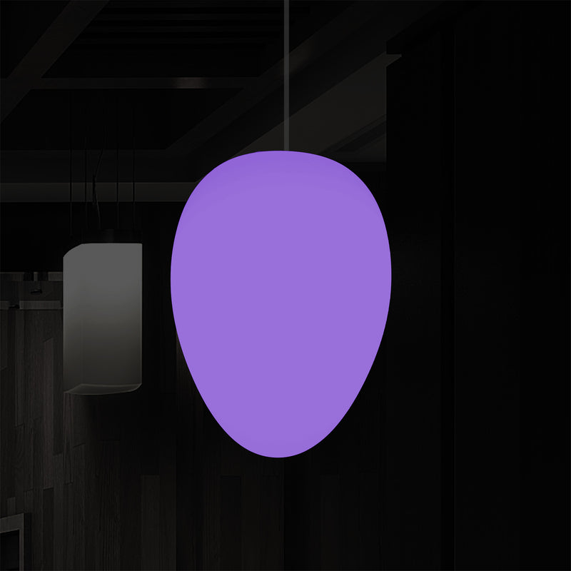 Einzigartige LED Pendelleuchte Dekorative Ei RGB Hängelampe 37 cm Stimmungslicht Ambiente Beleuchtung