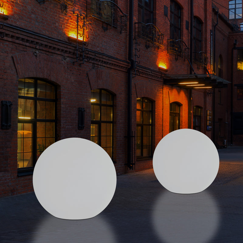 Große 60 cm Lampe Gartenkugel für den Außenbereich, 600 mm, Netzbetrieb, Outdoor 5V Stehlampe