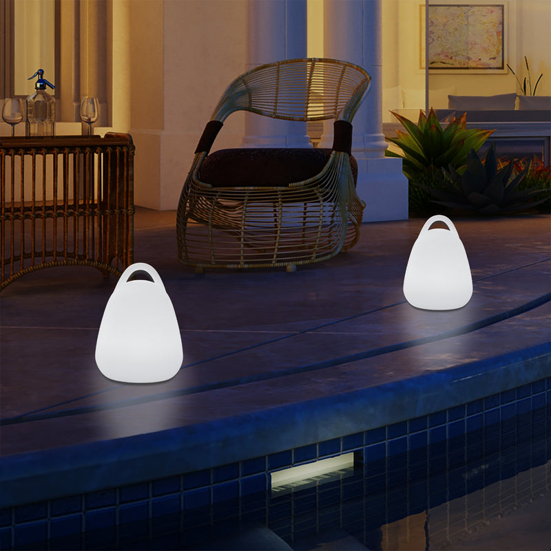 Netzbetriebene Außen Gartenlaterne, dekorative Balkon Terrassen Tischlampe, 5V Leuchte