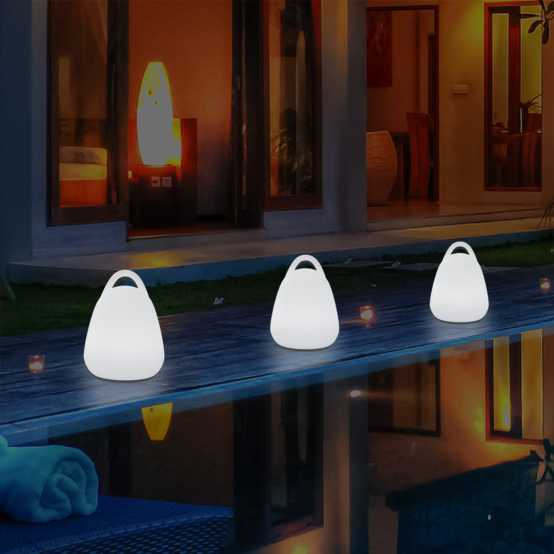 Netzbetriebene Außen Gartenlaterne, dekorative Balkon Terrassen Tischlampe, 5V Leuchte
