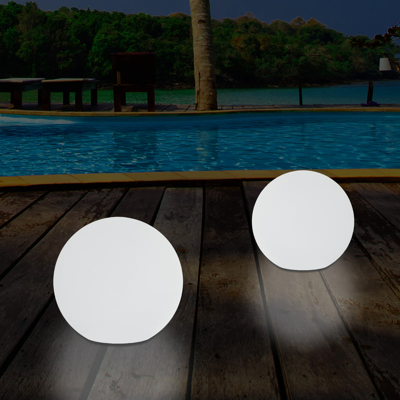 Netzbetriebenes LED Kugel Ball Ambient Leuchte für den Garten, 5V DC Niederspannung, 15cm