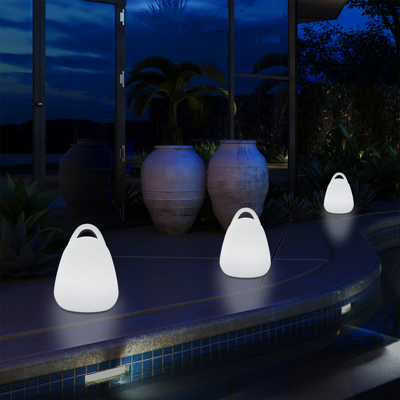 Netzbetriebene Außen Gartenlaterne, dekorative Balkon Terrassen Tischlampe, 5V Leuchte