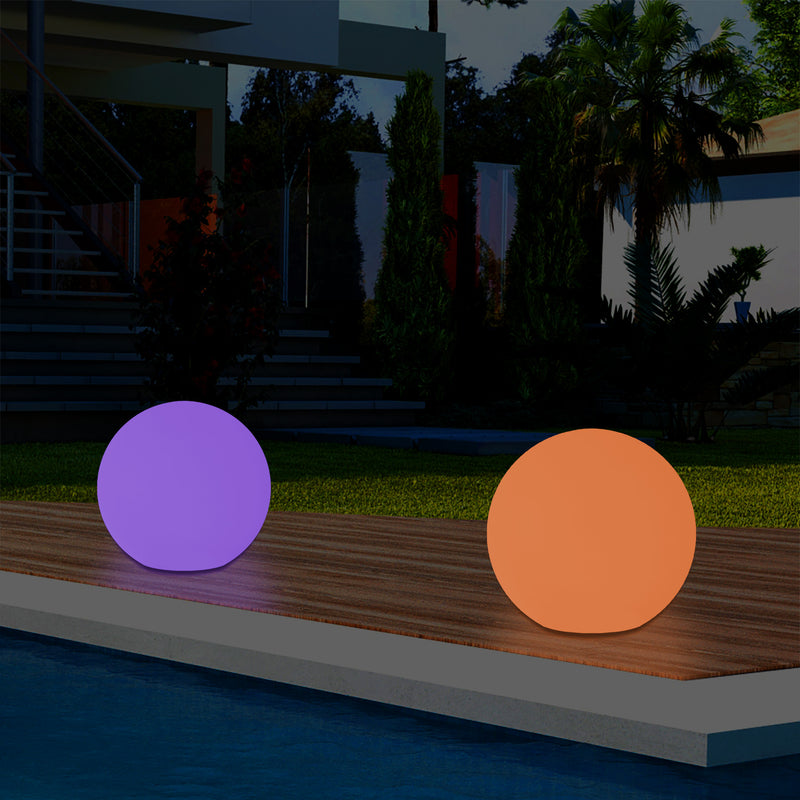 Netzbetriebenes LED Kugel Ball Ambient Leuchte für den Garten, 5V DC Niederspannung, 15cm