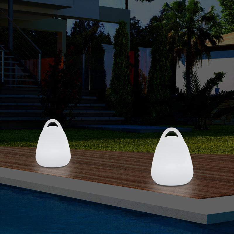 Netzbetriebene Außen Gartenlaterne, dekorative Balkon Terrassen Tischlampe, 5V Leuchte