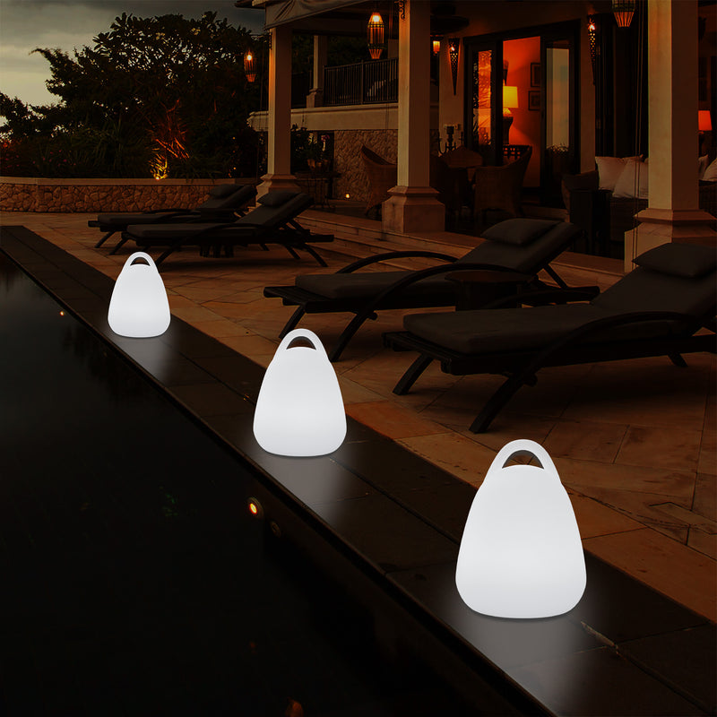 Netzbetriebene Außen Gartenlaterne, dekorative Balkon Terrassen Tischlampe, 5V Leuchte