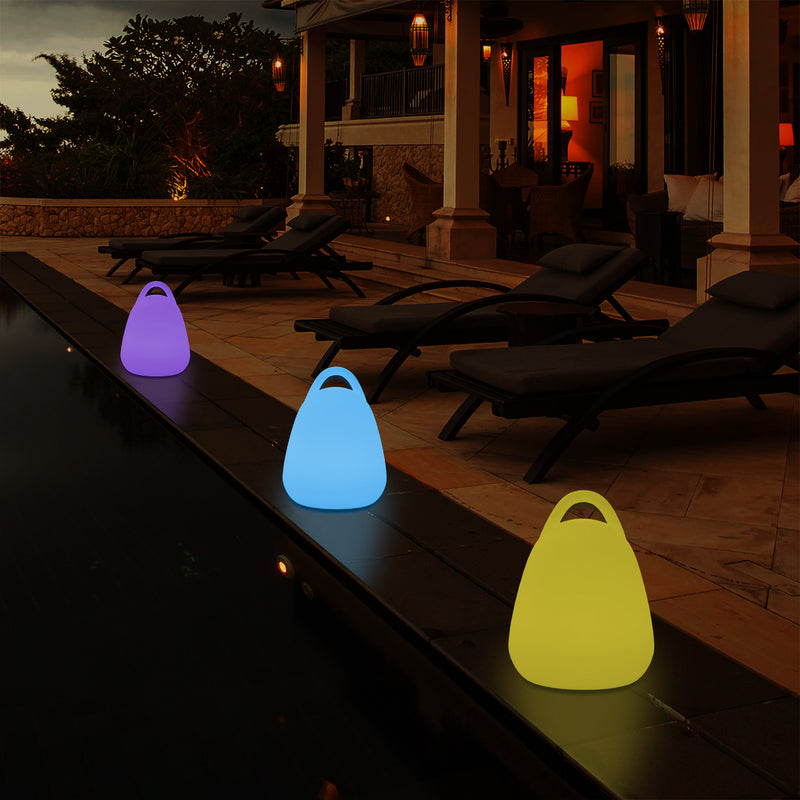 Netzbetriebene Außen Gartenlaterne, dekorative Balkon Terrassen Tischlampe, 5V Leuchte