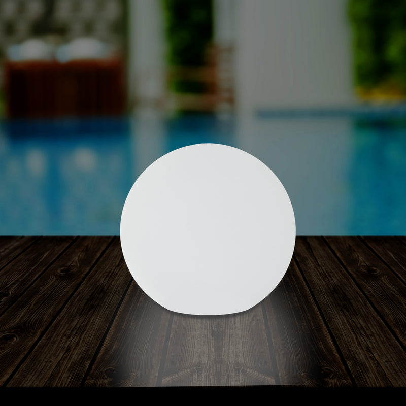 Netzbetriebenes LED Kugel Ball Ambient Leuchte für den Garten, 5V DC Niederspannung, 15cm