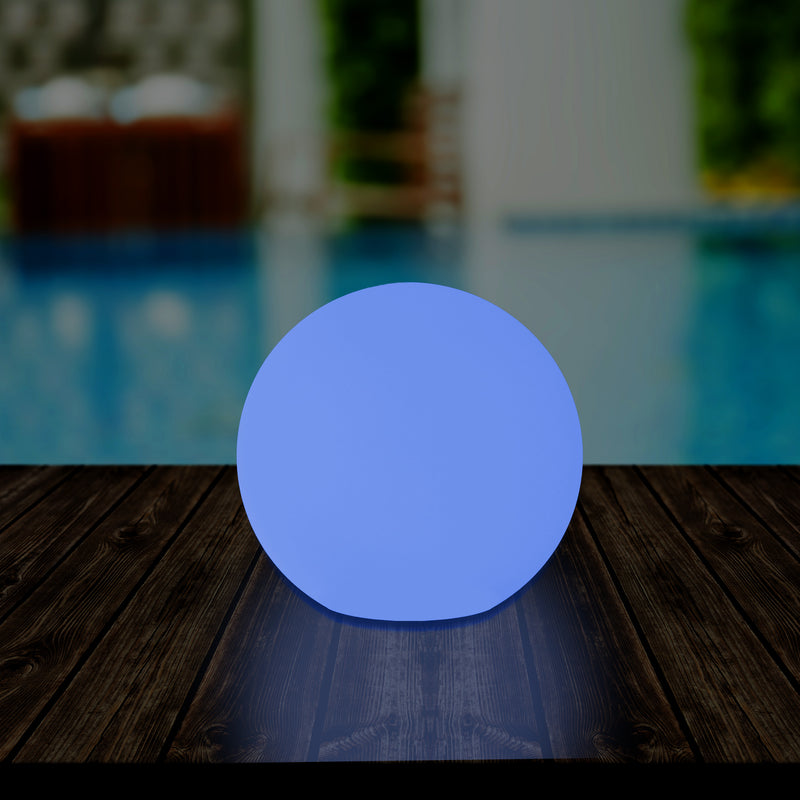 Netzbetriebenes LED Kugel Ball Ambient Leuchte für den Garten, 5V DC Niederspannung, 15cm