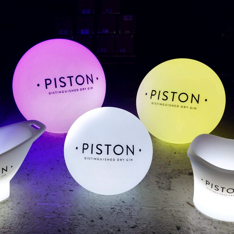Maßgeschneiderte LED Leuchte Ball Tischlampe für Werbezwecke Beleuchtung Lichtwerbung Leuchtkasten