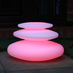 LED Dekoleuchte Tischleuchte Design mit Akku für Outdoor, Garten, Außen