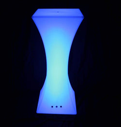 LED Stehtisch, Moderne RGB Stehlampe, Möbel mit Akku und Farbwechsel, Höhe 110cm