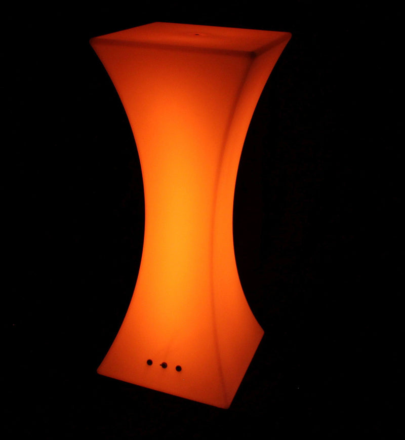 LED Stehtisch, Moderne RGB Stehlampe, Möbel mit Akku und Farbwechsel, Höhe 110cm